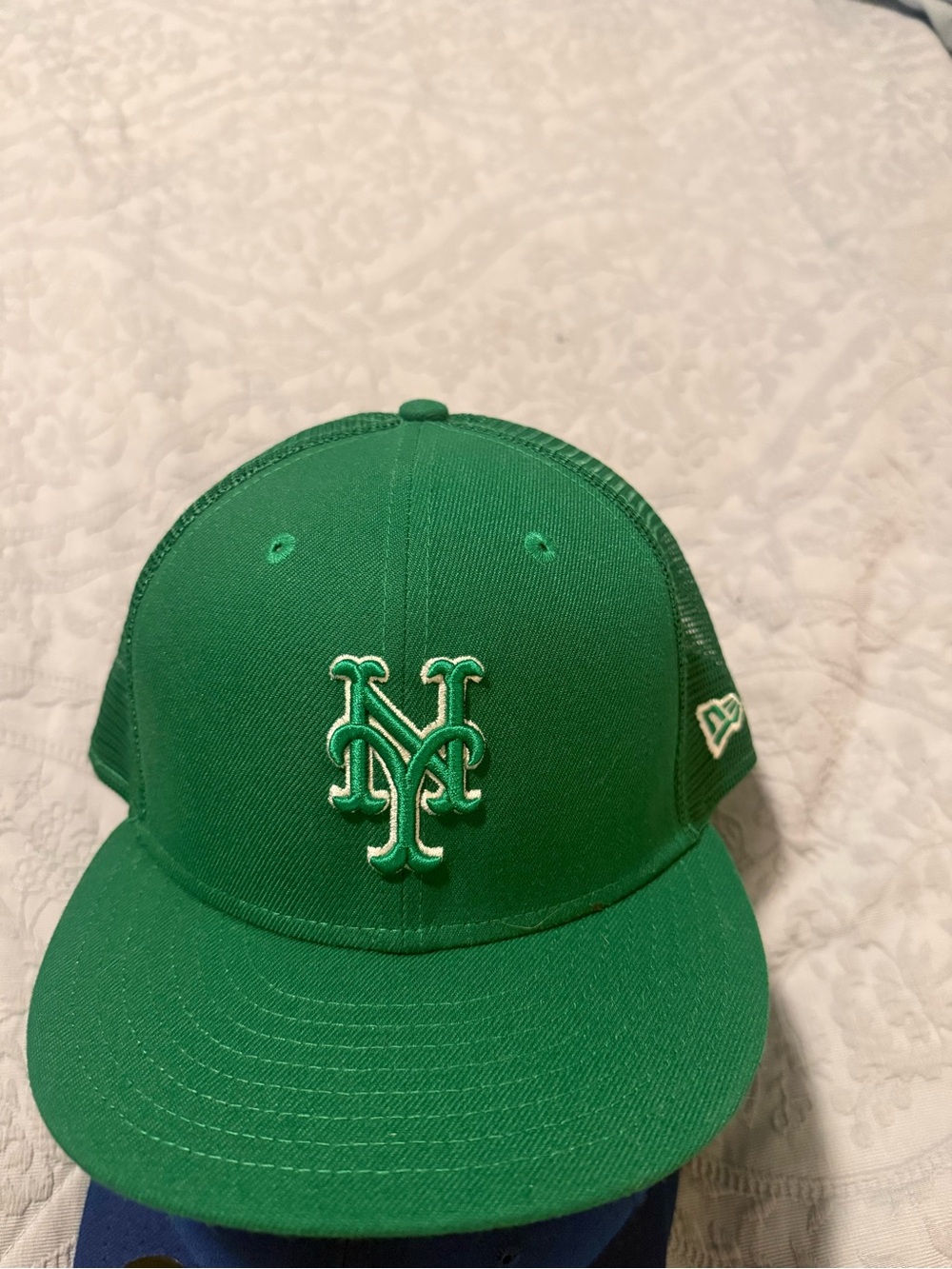 New York Mets Green fitted 7 1/2 Trucker Cap - New Era